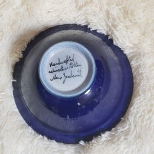 8in Handcrafted pottery Bowl (for cat lovers)